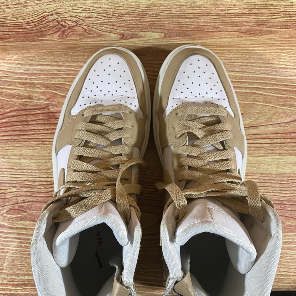 Jordan 1 High Elevate Desert Platform Sneakers 9.5 - Picture 8 of 9